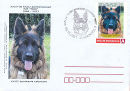 2021.11.06. Dog - Personalized Stamp - Special Postmark - POWA - Cartas & Documentos