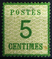 FRANCE                         ALSACE-LORRAINE N° 4     (Aminci)                        NEUF* - Unused Stamps