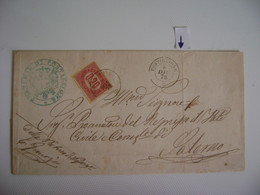 ITALY - OVER-LETTER SENT FROM POSTIGLIONE TO SALERNO IN 1875 IN THE STATE - Andere & Zonder Classificatie