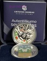 5 Euro Gedenkmünze 2022 Litauen / Lithuania - Märchen Aus Meiner Kindheit - Zuikis Puikis - Silber In Farbe - Lituania