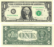United States 1 Dollar 2017 UNC - Biljetten Van De  Federal Reserve (1928-...)