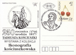 1996.02.04. Tadzeusz Kosciuszko - Special Postmark - POWA - Covers & Documents