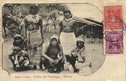 Bolivia, Orillas Del Pilcomayo, Indios Tobas Indians, Jewelry (1900s) Postcard - Bolivie