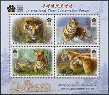 Korea 2022. International Tiger Conservation Forum - Russia (MNH OG) S/S - Korea, North