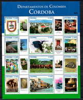 Colombia 2022 ** Departamento De Córdoba. Heráldica, Patrimonio, Fauna, Ganadería. - Colombia