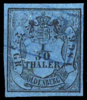 1852, Altdeutschland Oldenburg, 2 I, Gest. - Oldenburg