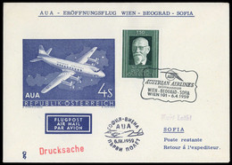 1959, Österreich, ANK 16, Brief - Mechanische Afstempelingen