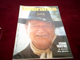 JOHN WAYNE  °  TELERAMA   JUIN 1979 - Fernsehen