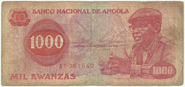 Angola - 1000 Kwanzas - 11.11.1976 - Pick 113 - Série AT - Camarada Dr. Agostinho Neto 1 000 - Angola