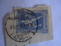 GREECE POSTMARK  ON PAPERS  ΤΑΧ.ΑΘΗΝΩΝ   1926 - Marcophilie - EMA (Empreintes Machines)