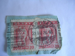 GREECE POSTMARK  ON PAPERS ΑΘΗΝΑΙ 1926 - Marcophilie - EMA (Empreintes Machines)