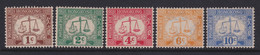 Hong Kong, Scott J1-J5 (SG D1-D5), MLH - Impuestos