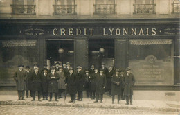 BANQUE - CREDIT LYONNAIS - RARE CARTE PHOTO - à Préciser, à Situer - TRES BON ETAT - Banques