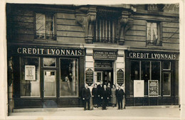 BANQUE - CREDIT LYONNAIS - RARE CARTE PHOTO - à Préciser, à Situer - TRES BON ETAT - Banques