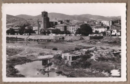 CPSM 43 - LANGEAC - Le Quai Et Vue Générale - Jolie Vue Centre Ville + TB Façades Immeubles - Langeac