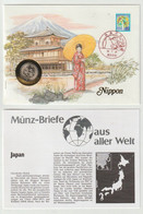 Numisbrief Münz-briefe Aus Aller Welt NIPPON-JAPAN 1959 - Non Classés