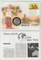 Numisbrief Münz-briefe Aus Aller Welt INDONESIA 1987 - Ohne Zuordnung