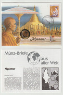 Numisbrief Münz-briefe Aus Aller Welt MYANMAR 1992 - Ohne Zuordnung