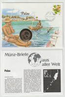 Numisbrief Münz-briefe Aus Aller Welt PALAU 1988 - Non Classés