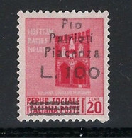 Italia C.L.N. 1945  PIACENZA  N.  ? ** Monumenti Distrutti = NON Garantito  Cat. ? € ️ Lotto N. 1586b ️ - Comité De Libération Nationale (CLN)