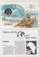 Numisbrief Münz-briefe Aus Aller Welt GROENLAND-KAALALLIT NUNAAT 1988 - Non Classés