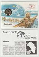 Numisbrief Münz-briefe Aus Aller Welt GROENLAND-KAALALLIT NUNAAT 1988 - Ohne Zuordnung