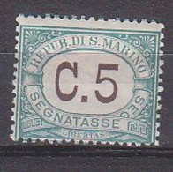 Y9322 - SAN MARINO TASSE Ss N°1 - SAINT-MARIN TAXE Yv N°1 * - Postage Due