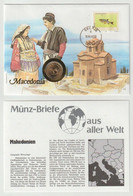 Numisbrief Münz-briefe Aus Aller Welt MACEDONIA 1993 - Ohne Zuordnung