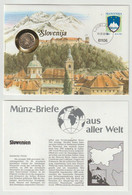 Numisbrief Münz-briefe Aus Aller Welt SLOVENIJA 1992 - Ohne Zuordnung