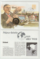Numisbrief Münz-briefe Aus Aller Welt EESTI-ESTLAND 1992 - Ohne Zuordnung