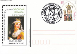 2007.09.22. Queen Jadwiga - Special Postmark - POWA - Covers & Documents