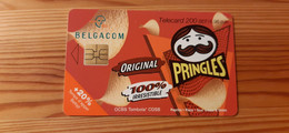 Phonecard Belgium - Pringles Snack 15.625 Ex. - Avec Puce