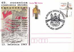 2021.04.26. Katyn - Special Postmark - POWA - Brieven En Documenten