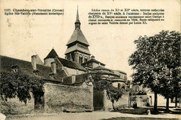 Chambon Sur Voueize * Rue Place Et église Ste Valérie - Chambon Sur Voueize