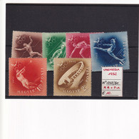 UNGHERIA 1952 N° 1247/50 + P.A. MNH - Estate 1952: Helsinki