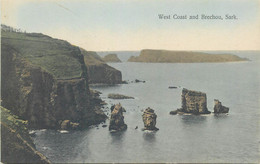 UK Postcard Sark Island West Coast And Brechou - Sark