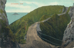 UK Postcard Sark Island La Coupee - Sark