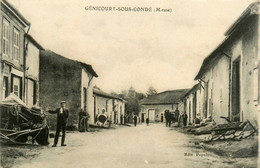 Génicourt Sous Condé * Rue Du Village * Villageois - Other & Unclassified