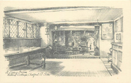 UK Postcard Buckinghamshire Milton's Cottage Chalfont St. Giles Drawing A Living Room - Buckinghamshire