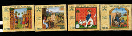 Vatican City S 1085-88 1997 The Classics .mint Never Hinged - Gebruikt