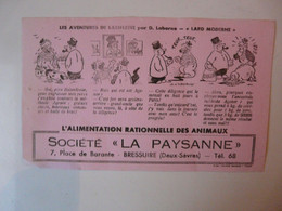 VIEUX PAPIERS - BUVARD : Société "LA PAYSANNE" - L'Alimentation Rationnelle Des Animaux - Dieren