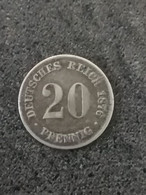 20 PFENNIG ARGENT 1876 E ALLEMAGNE / SILVER - 20 Pfennig
