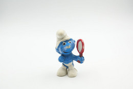 Smurfs ADVERTISING Nr X - Laitiers Union Figurine Publicitaire Mirror - Stroumph - Smurf - Schleich - Peyo - Schlümpfe