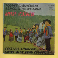 Disque Vinyle 45 Tours :  ROBERT MONEDIERE  :  Voir Les 4 Titres Dans La Description..Scan A  : Voir 2 Scans - Instrumental
