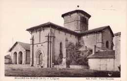 CPA - 87 - BEAUNE LES MINES - L'église - Edition Piatte Photo Blanchon - Andere & Zonder Classificatie