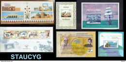 India 2004 Complete/ Full Set Of 6 Different Mini/ Miniature Sheets Year Pack Tarangini Taj Mahal Fort UN Peace MS MNH - Otros & Sin Clasificación