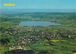 Switzerland Postcard Wetzikon Im Zurcher Oberland Aerial View - Wetzikon
