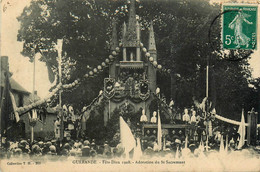 Guérande * La Fête Dieu 1908 * Adoration Du St Sacrement * Fête Religieuse - Guérande