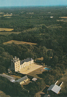 A19793 - ERDEVEN CHATEAU KERAVEON FRANCE POST CARD USED 1977 STAMP REPUBLIQUE FRANCAISE SA RIVIERE SON PORT SES PLAGES - Erdeven