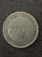 50 CENTAVOS 1912 ARGENT NICARAGUA 260 000 EX. SILVER - Nicaragua